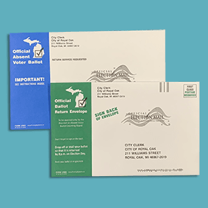 New Absentee Ballot Envelope