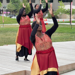 Liturigcal dancers in Centennial Commons