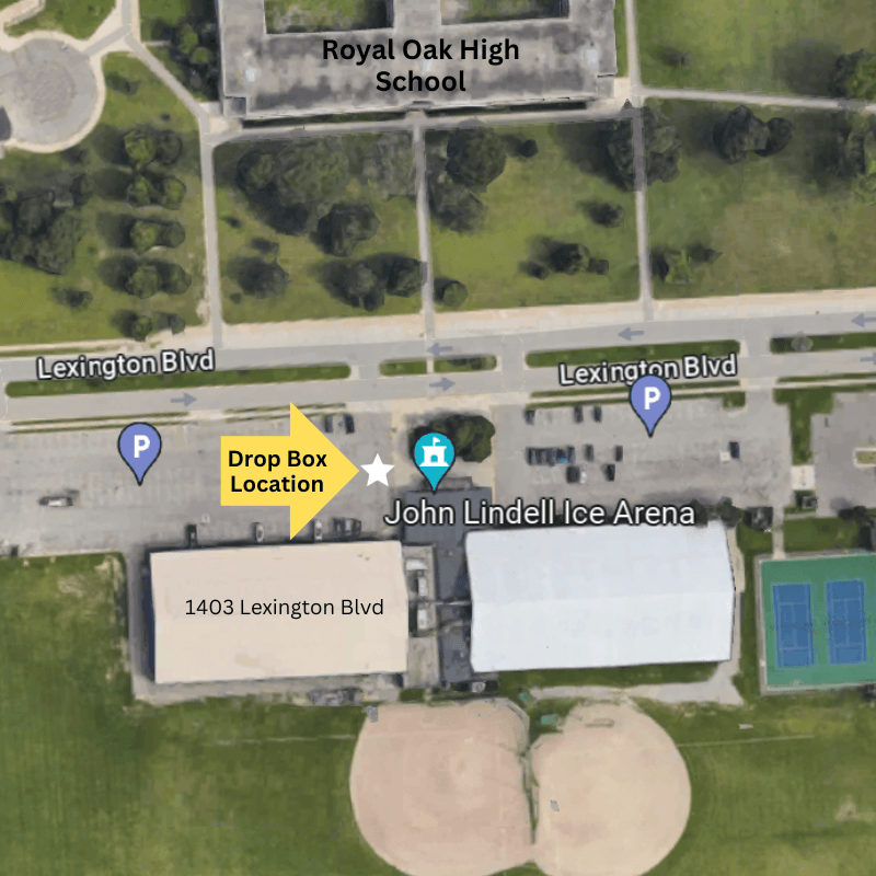 Drop Box Locations at Ice Arena